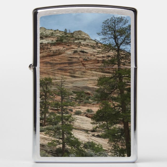 Worn Rock Walls in Zion National Park Zippo Lighter (Front)