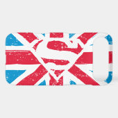 Worn S-Shield Over Flag Case-Mate iPhone Case (Back (Horizontal))
