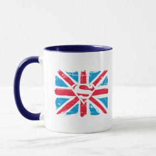 Worn S-Shield Over Flag Mug
