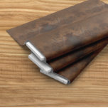 Worn Saddle Faux Leather Fabric