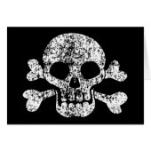 Worn Skull and Crossbones (Front Horizontal)