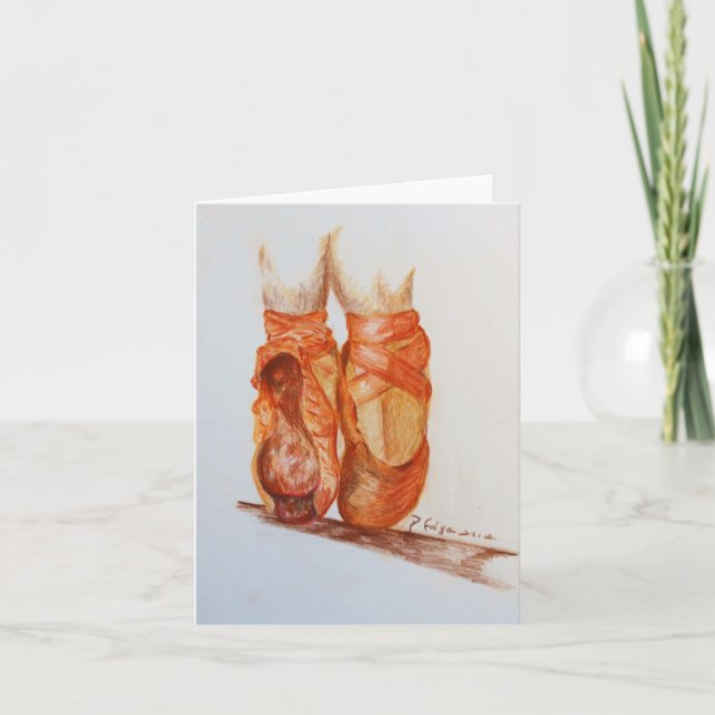 Worn Slippers Card (Front)