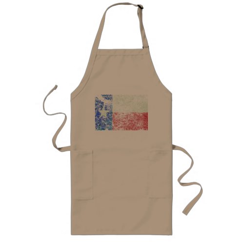 Worn Texas Flag Long Apron