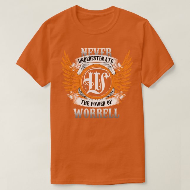Worrell Name Shirt Never Underestimate The Power O (Design Front)