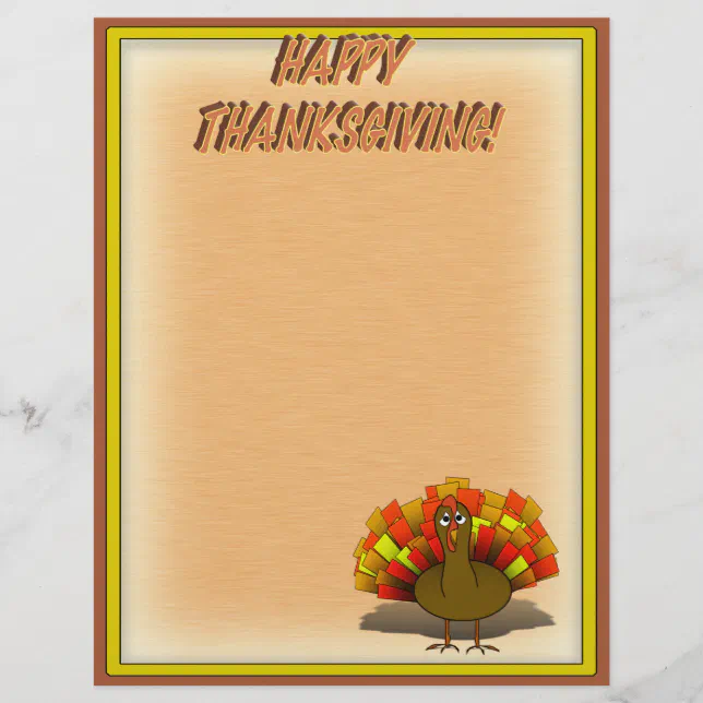 Worried Thanksgiving Turkey Flyer | Zazzle