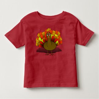 Worried Thanksgiving Turkey Toddler T-shirt