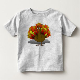 Worried Thanksgiving Turkey Toddler T-shirt
