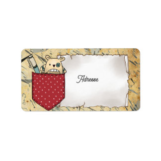 Worry Eater Pocket Label