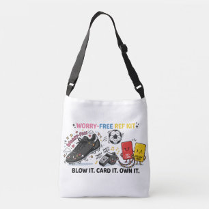 Worry-Free Ref Kit — Funny Kawaii Soccer Referee Crossbody Bag