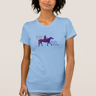 Worry Less Ride More Horseback Riding Horse Lovers T-Shirt