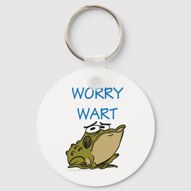 WORRY WART KEYCHAIN (Front)