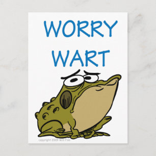 WORRY WART POSTCARD