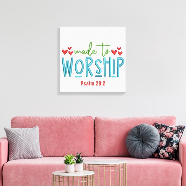 Worship- Canvas (Gloss) Print (Insitu(LivingRoom))