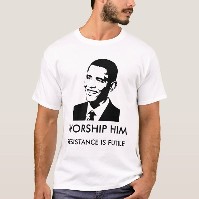 WORSHIP HIM, RESISTANCE T-Shirt (Front)