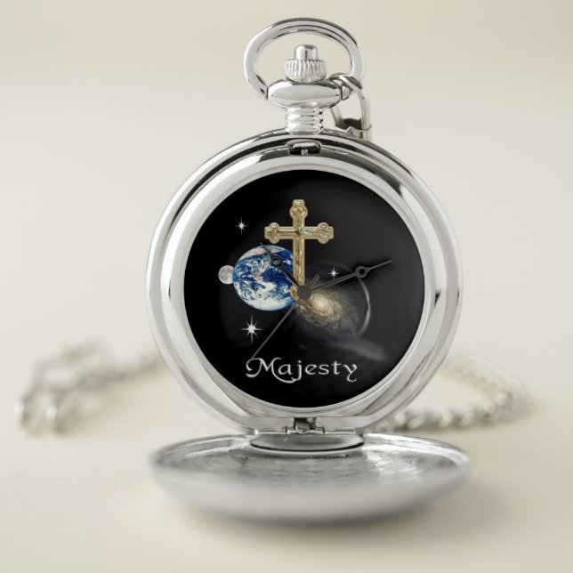 Worship his Majesty Christian Pocket Watch (Inside)