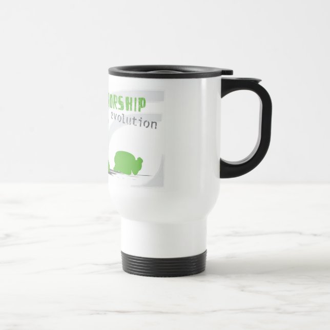Worship Jarra Blanca 01 Verde Travel Mug (Right)