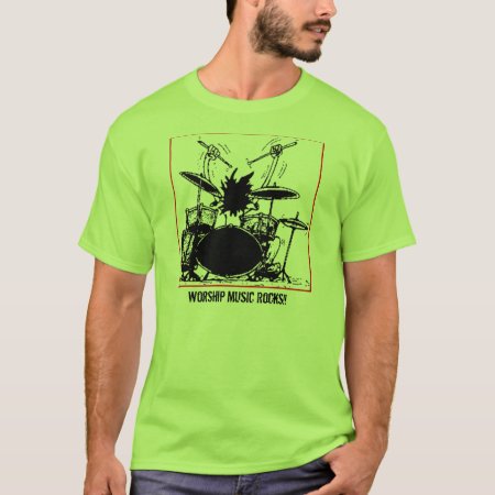 Worship Music Rocks T-shirt