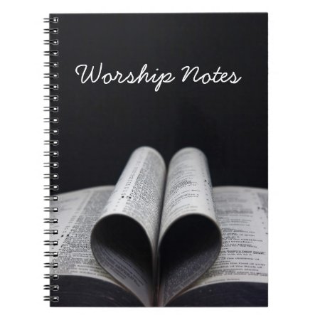 Worship Notes Spiral Notebook