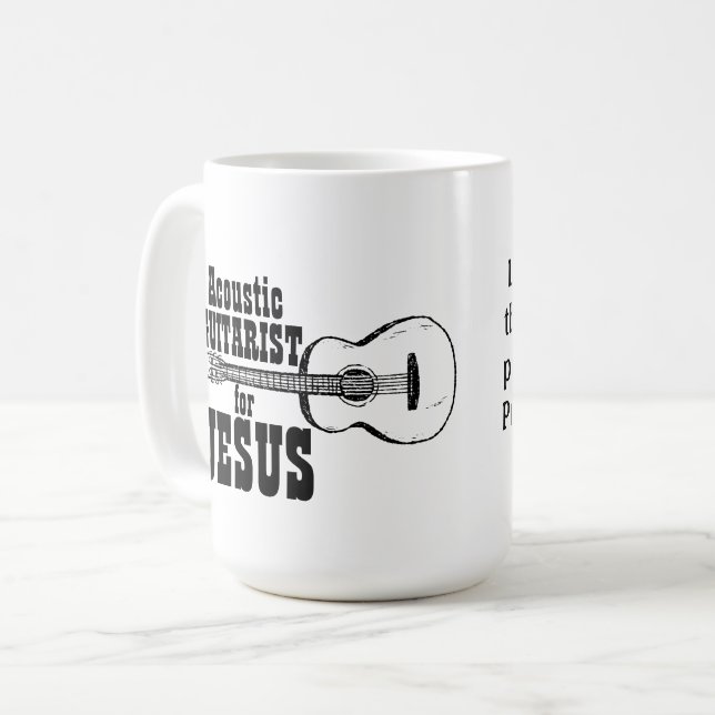 Worship Team Mug Accoustic For Jesus (Front Left)