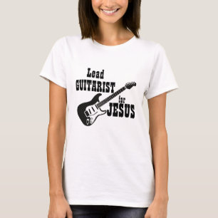 Worship Team Shirt Lead Guitar for Jesus