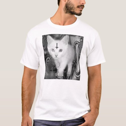 worship the kitty T_Shirt