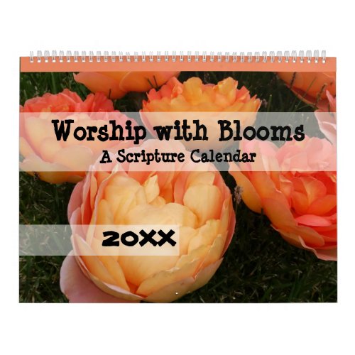Worship with Blooms Calendar