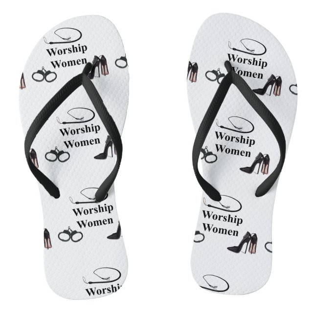 WORSHIP WOMEN FLIP FLOPS (Footbed)
