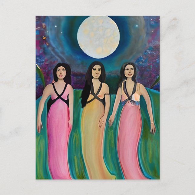 Worshippers of the Moon Postcard (Front)