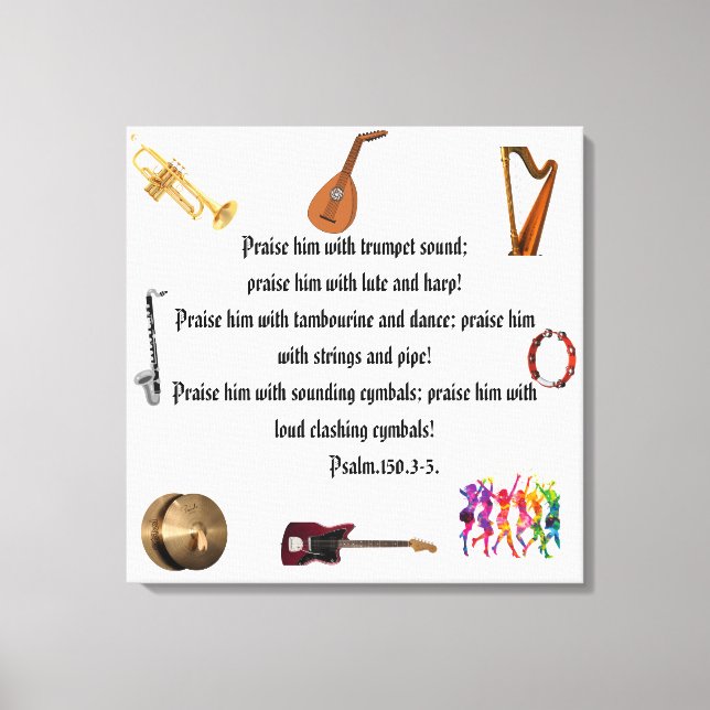 Worshipper's Stretched Canvas Print (Front)