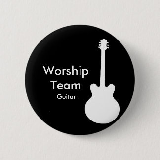 WorshipTeam, Guitar Badge Pinback Button