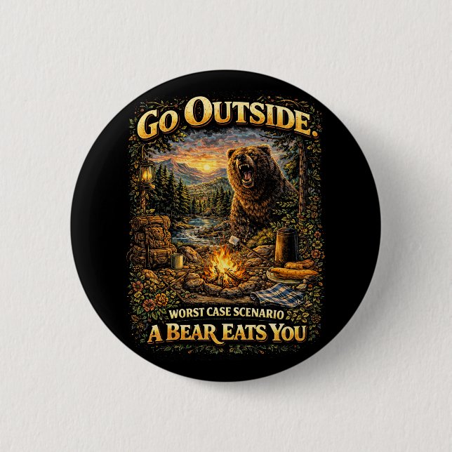 Worst Case Wilderness Button (Front)