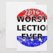 Worst Election Ever (Front/Back)