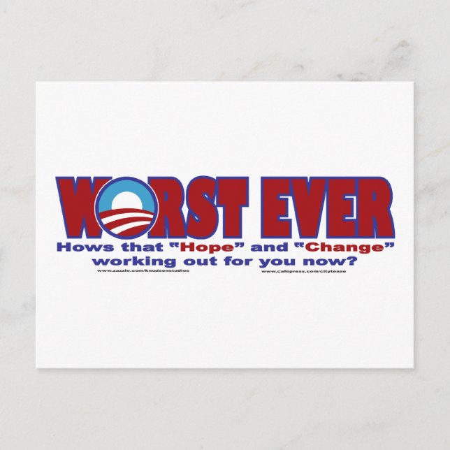 WORST-EVER POSTCARD (Front)
