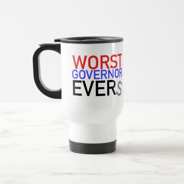 Worst Governor Evers Travel Mug (Left)