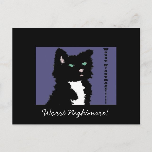 Worst Nightmare! Postcard (Front)
