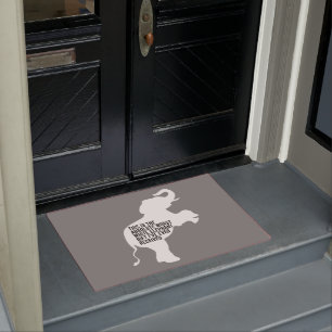 Worst White Elephant Gift Ever Funny Doormat