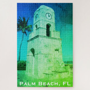 Worth Avenue Clock Tower - Palm Beach, FL Jigsaw Puzzle