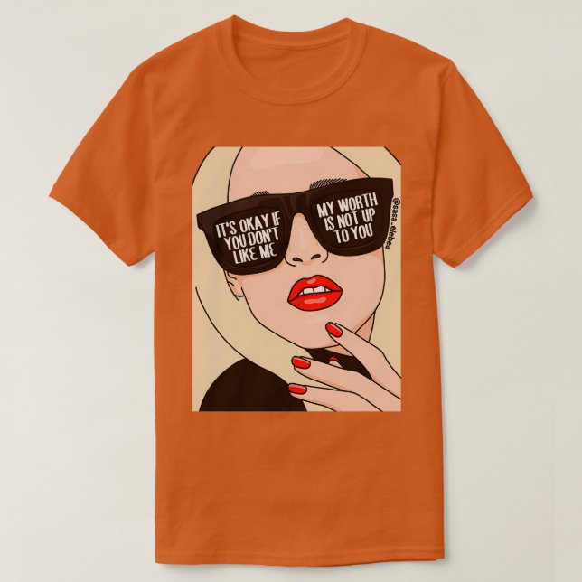 Worth by Sasa Elebea T-Shirt (Design Front)