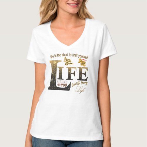 Worth loving life lighter life is best rewards for T_Shirt