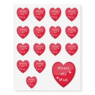 Worth the Wait - Adoption - New Baby Temporary Tattoos