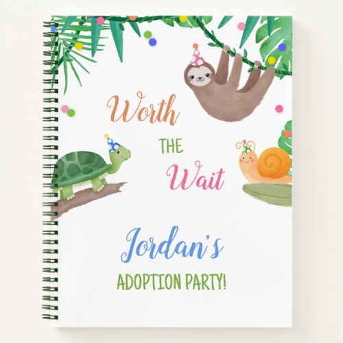 Worth the Wait Adoption Party Guest book