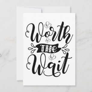 Worth the Wait Bodysuit, worth the wait Note Card