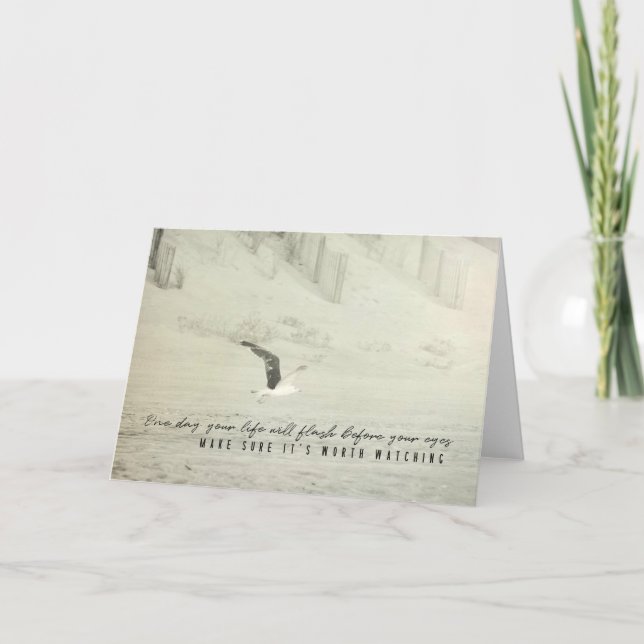 WORTH WATCHING Greeting Card (Front)