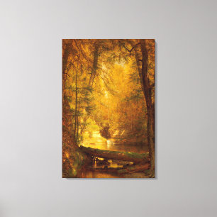 WORTHINGTHON WHITTREDGE - THE TROUT POOL - 1870 - CANVAS PRINT