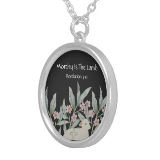 Worthy Is The Lamb Silver-Plated Necklace
