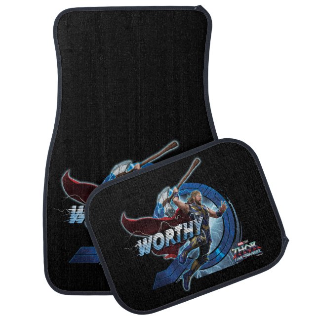 Worthy Thor Stormbreaker Rush Graphic Car Floor Mat (Set)