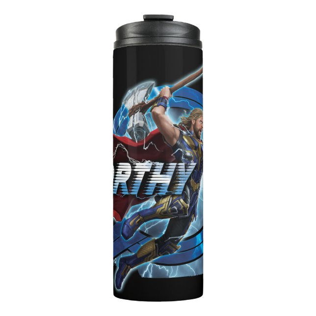 Worthy Thor Stormbreaker Rush Graphic Thermal Tumbler (Front)