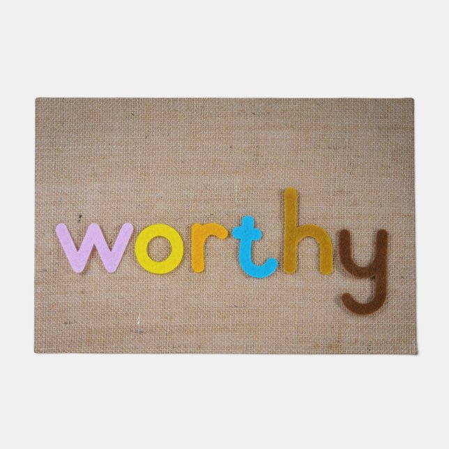 Worthy Woven Door Mat  (Front)