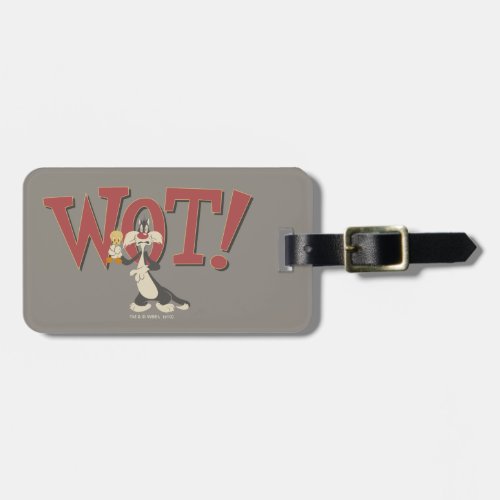 Wot SYLVESTER  TWEETY Hypnotized Luggage Tag