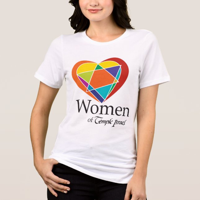 WoTI short sleeve round neck T-shirt Tri-Blend Shirt (Front)